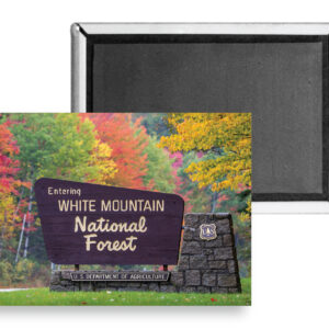 7704 - White Mountain National Forest Sign Magnet