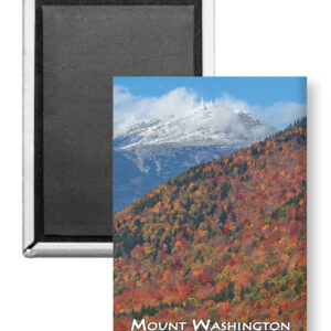 7709 - Autumn Snow Mount Washington Magnet