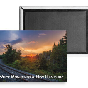 7723- Sunset on the Tracks Magnet