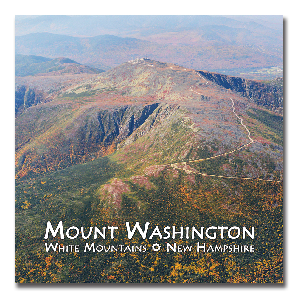 7546 - Mount Washington Summit Square Magnet