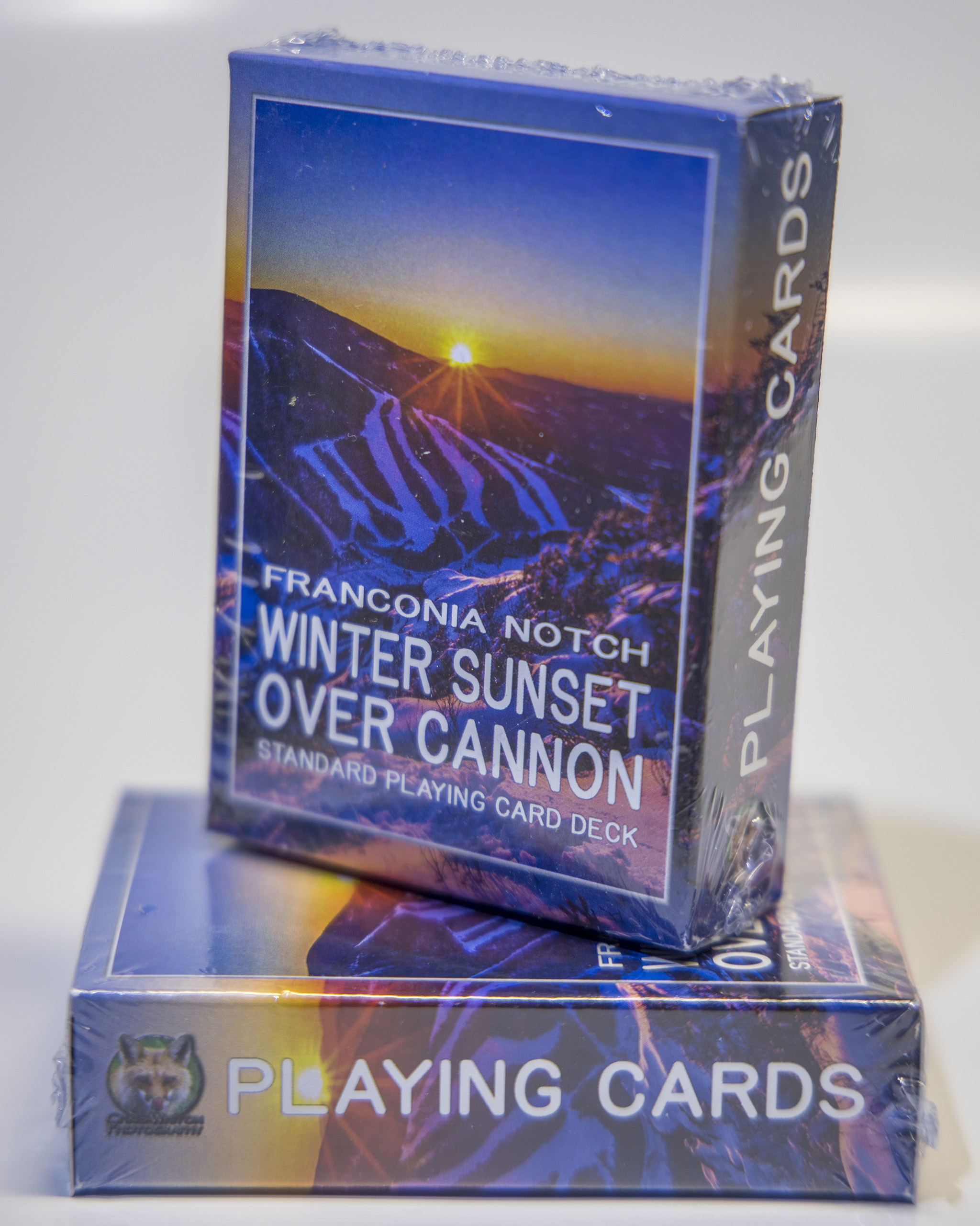 8003 - Winter Sunset over Cannon NH Playing Card Deck