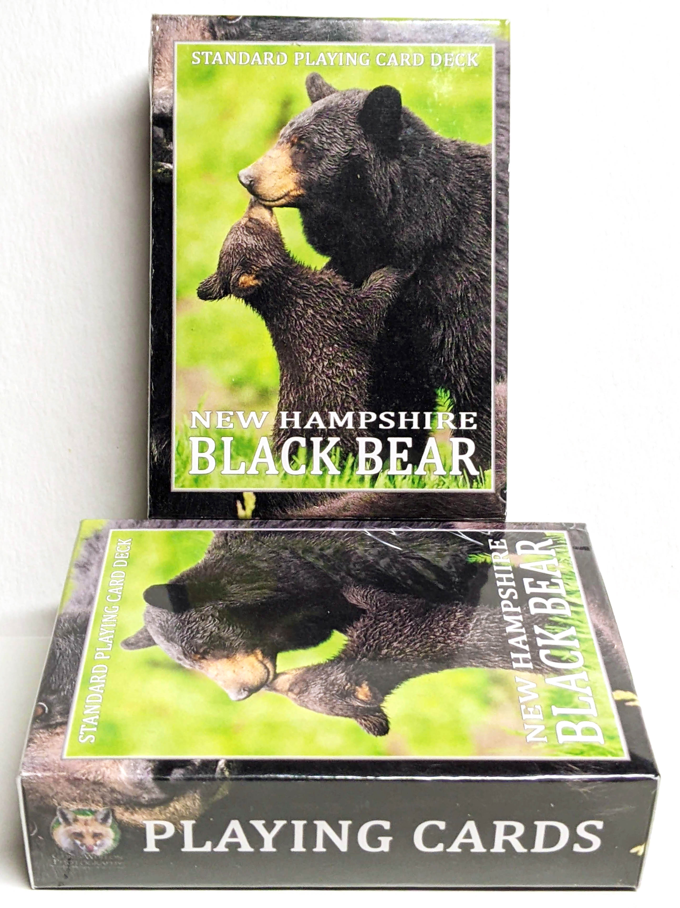 8018 - Black Bear Mom & Cub - NH Playing Card Deck