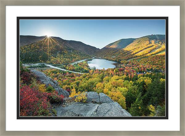 Sunburst over Franconia Notch