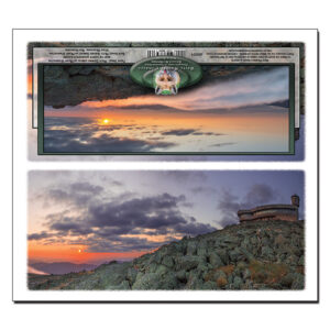 40001 - Panorama Card - Mount Washington Summit Sunrise