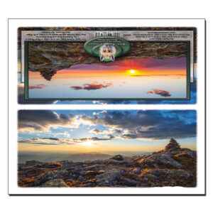 40002 - Panorama Card - Mount Monroe Sunset