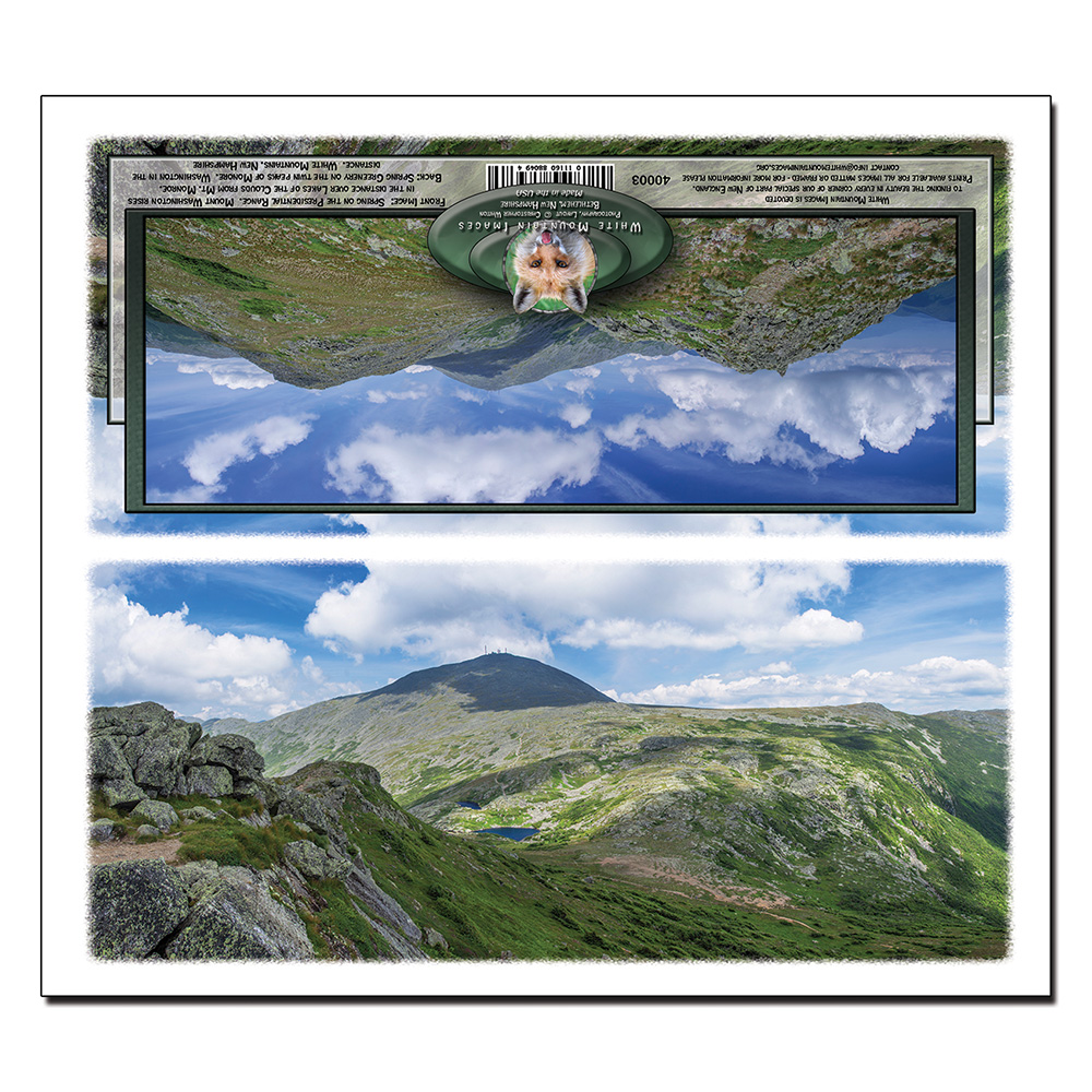 40003 - Panorama Card - Mount Washington from Monroe