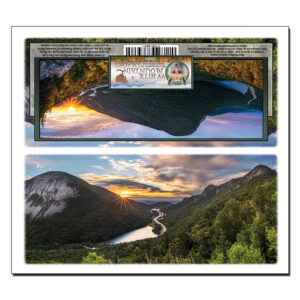 40008 - Panorama Card - Franconia Notch Sunset
