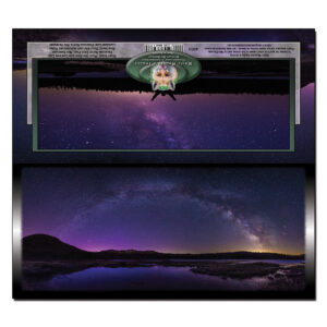 4003 - Panorama Card - Milky Way Over Lonesome Lake