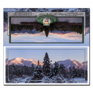 4011 - Panorama Card - Coffin Pond Winter