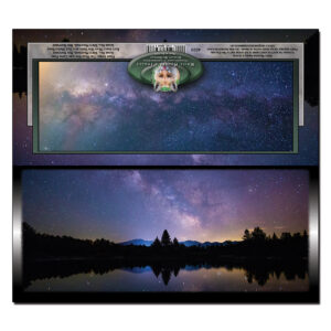 4020 - Panorama Card - Milky Way Coffin Pond