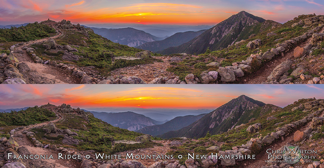 6003 - Bookmark - Franconia Ridge Sunset
