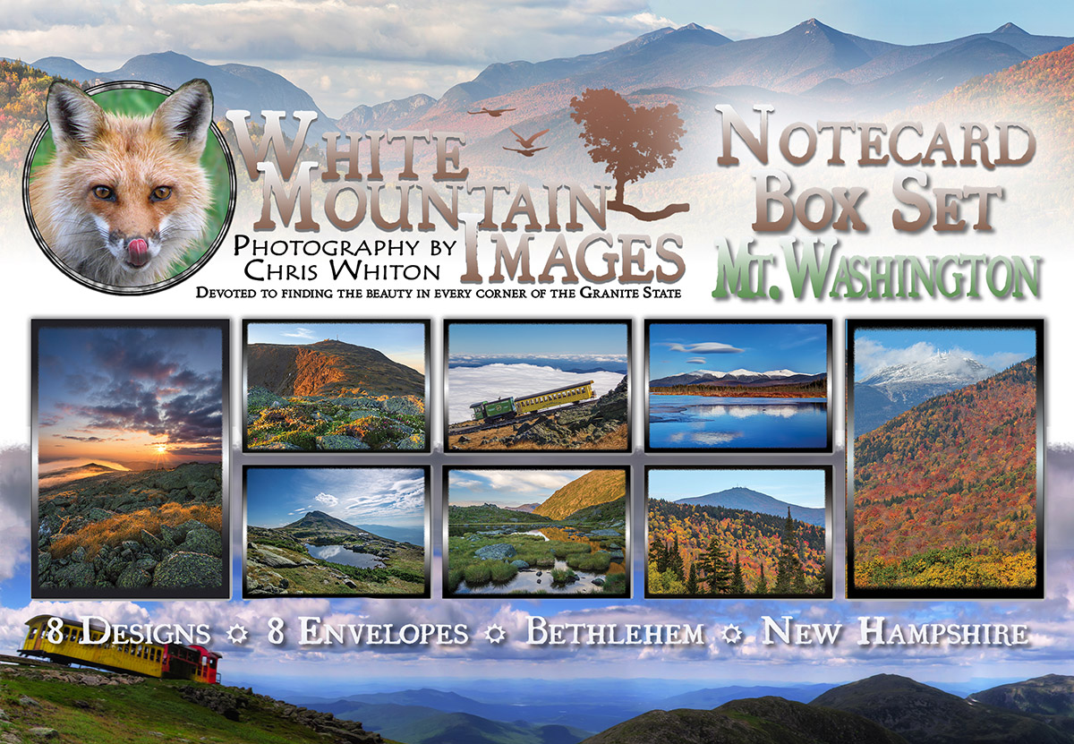 Mount Washington Card Bamboo Box Set