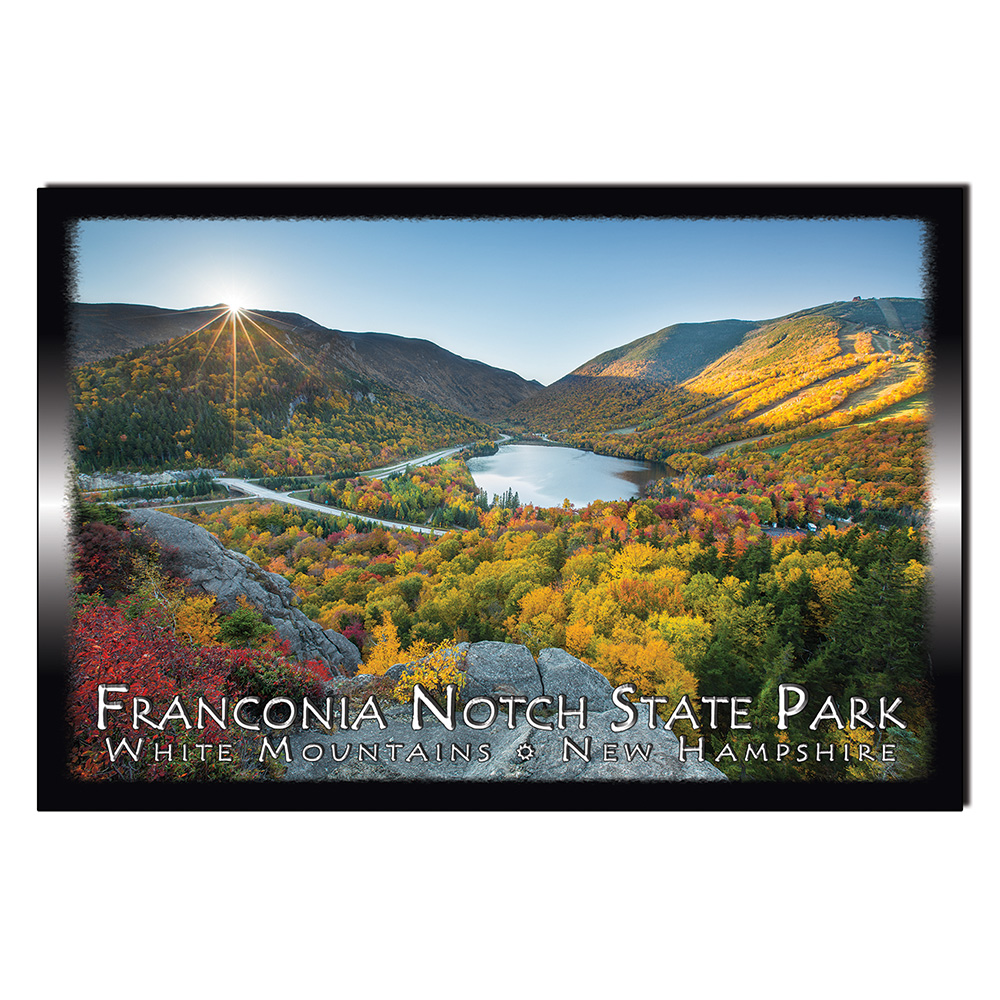 9124 - Postcard - Franconia Notch Autumn Sunrise