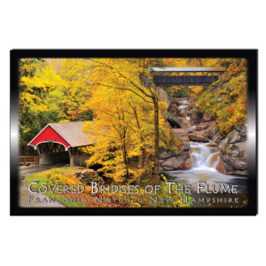 9126 - Postcard - Flume Covered Bridges Autumn