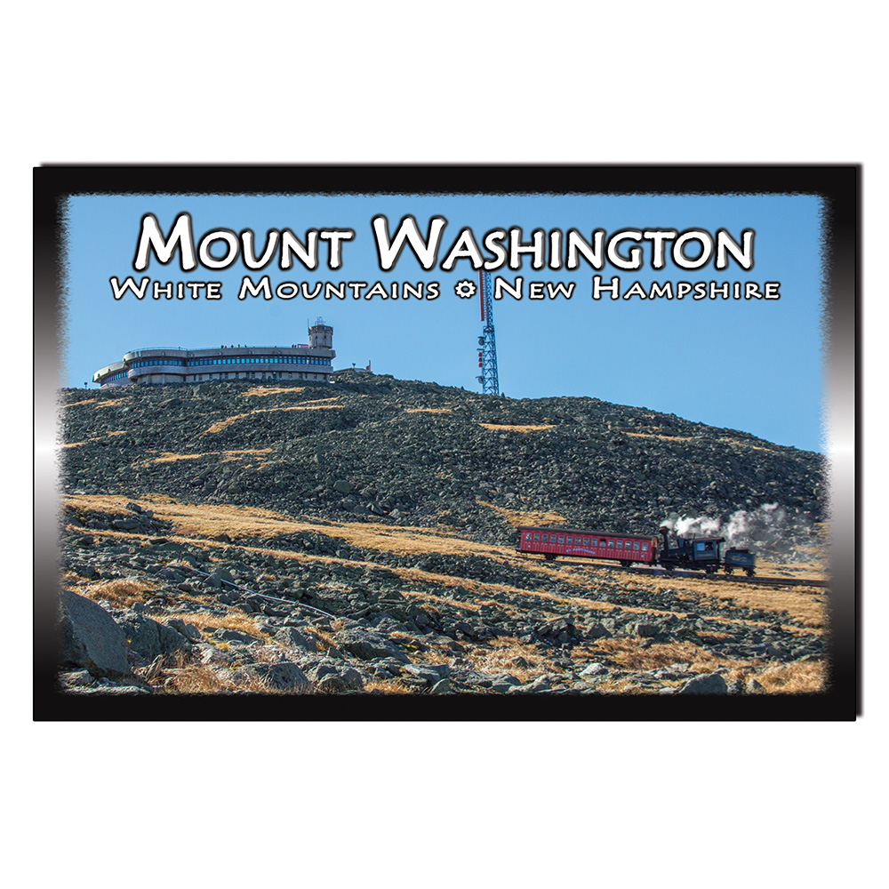 9127 - Postcard - Mount Washington Summit Train