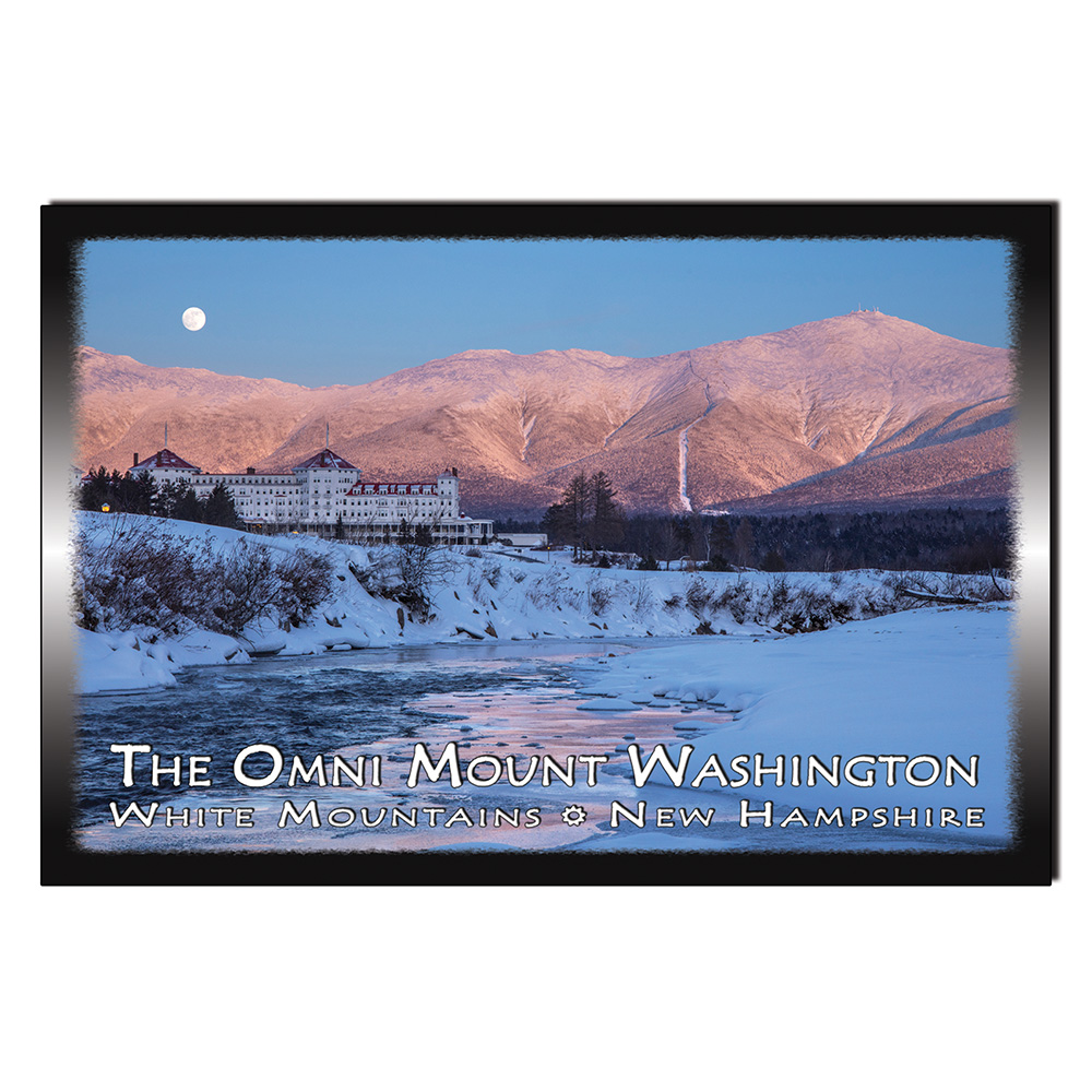 9135 - Postcard - Omni Alpenglow Moonrise