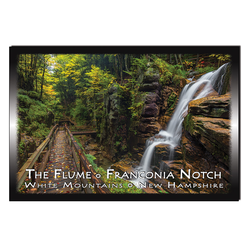 9140 - Postcard - The Flume Avalanche Falls
