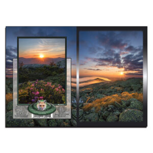 2085 - Note Card - Mount Washington Hazy Sunrise