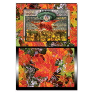 3022 - Note Card - Leaves and Flowers
