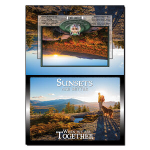 3051 - Note Card - Sunset Friends