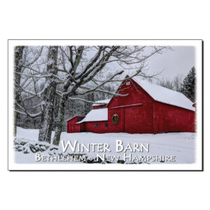 9006 - Postcard - Winter Barn
