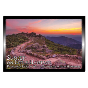 9020 - Postcard - Haystack Sunset