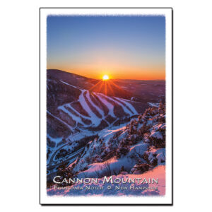 9025 - Postcard - Cannon Winter Sunset