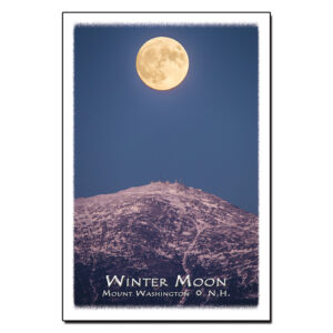 9045 - Postcard - Winter Moon Washington