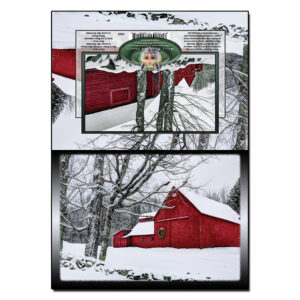 1005 - Note Card - Winter Barn