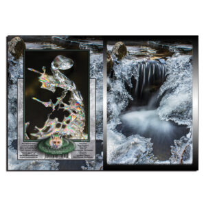 1017 - Note Card - Ice Waterfall