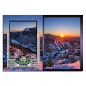 1019 - Note Card - Cannon Mountain Winter