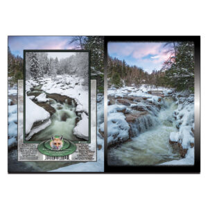 1038 - Note Card - Rocky Gorge Winter