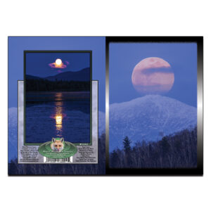 1042 - Note Card - Winter Moon Glow