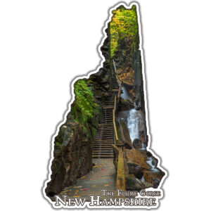 12102 - The Flume Gorge - 4" Vinyl Die-cut Sticker