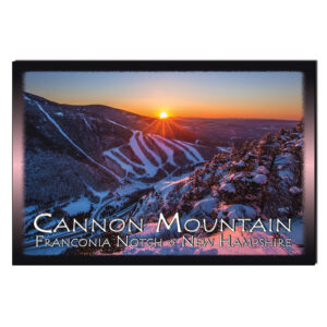 9025-W - Postcard - Last Sunset Cannon Mountain