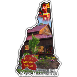 12111 - Polly's Pancake Parlor - 4" Vinyl Die-cut Sticker