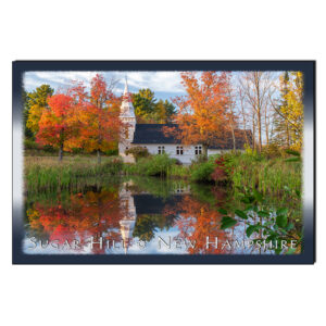 9237 - Postcard - Sugar Hill Autumn Reflection