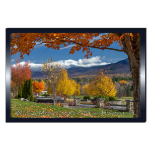 9238 - Postcard - White Mountains Autumn Snow