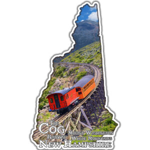 12113 - The Cog Railway - 5" Vinyl Die-cut Sticker